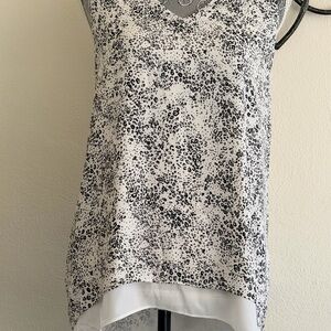 Philosophy Black and White Patterned Blouse